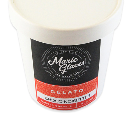 Gelato Chocolat et noisette (Nutella)
