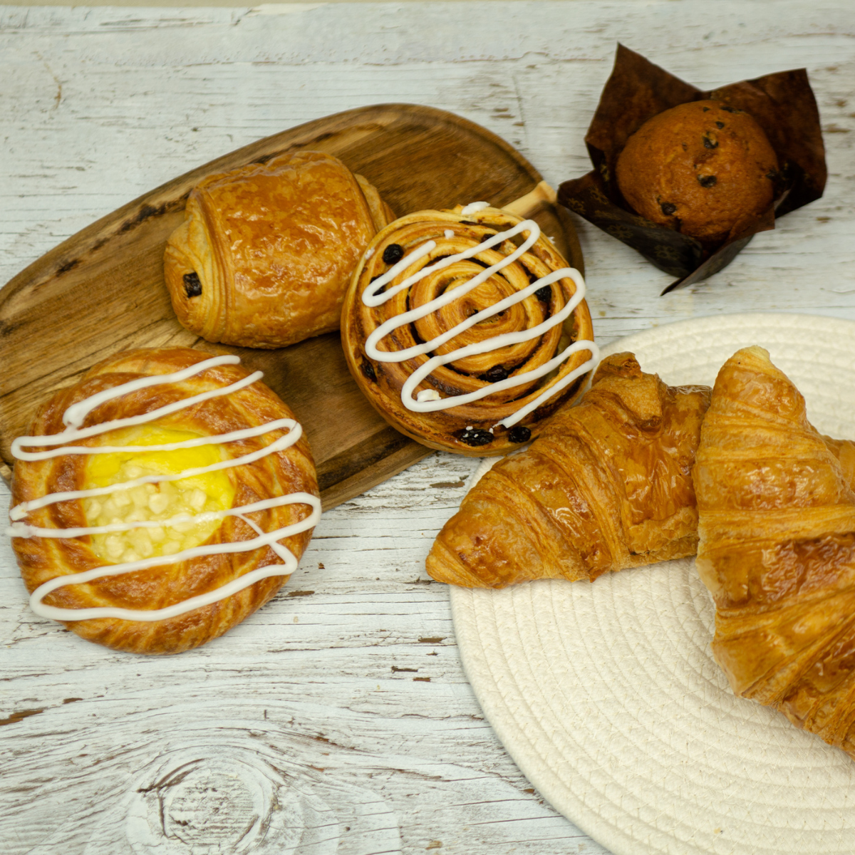 Plateau de viennoiseries assorties 